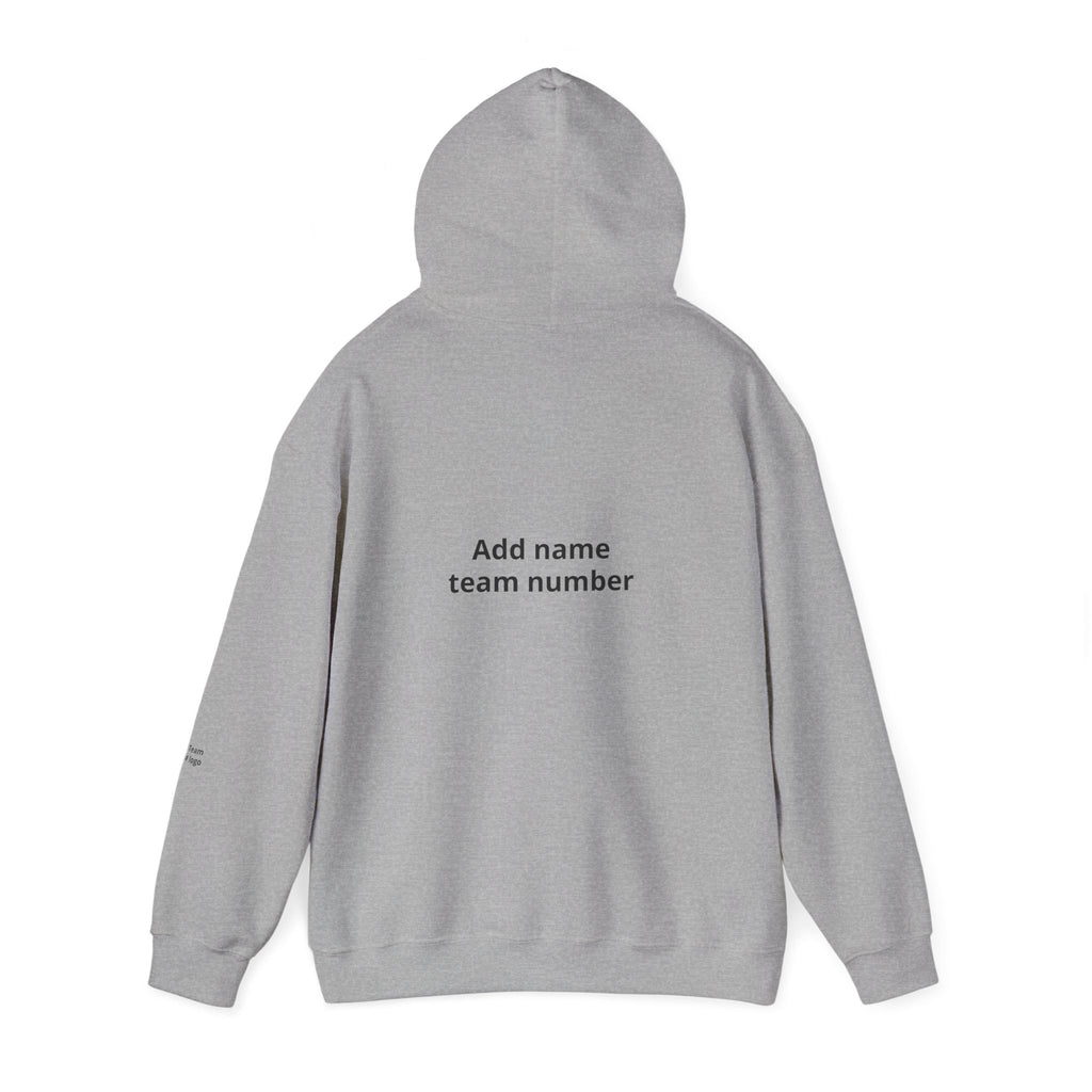 Custom Team Hoodie - Add Your Name & Number, Personalized Sports Sweatshirt