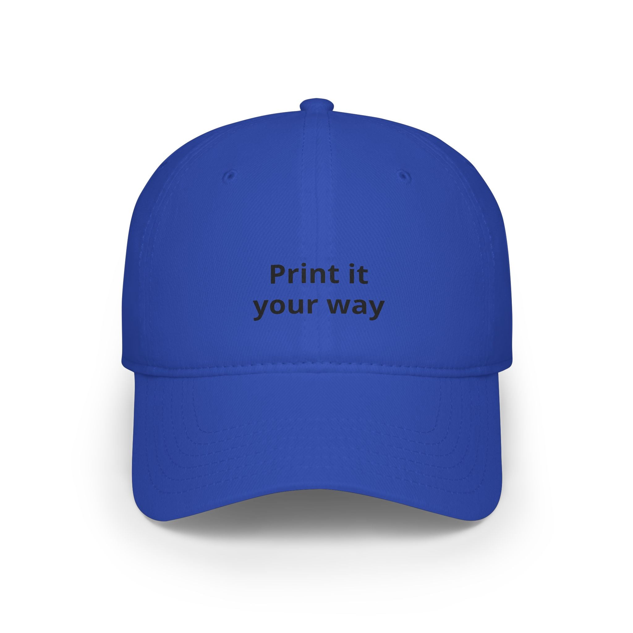 Play Hard Baseball Cap - Minimal Embroidered Motivational Dad Hat
