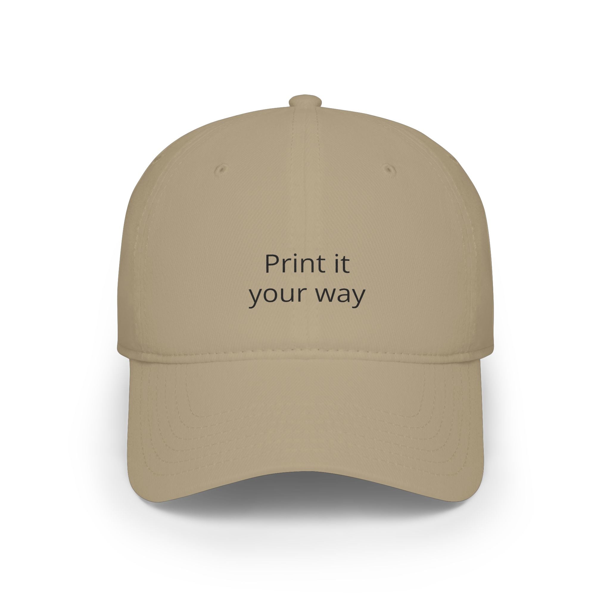 Play Hard Baseball Cap - Minimal Embroidered Motivational Dad Hat
