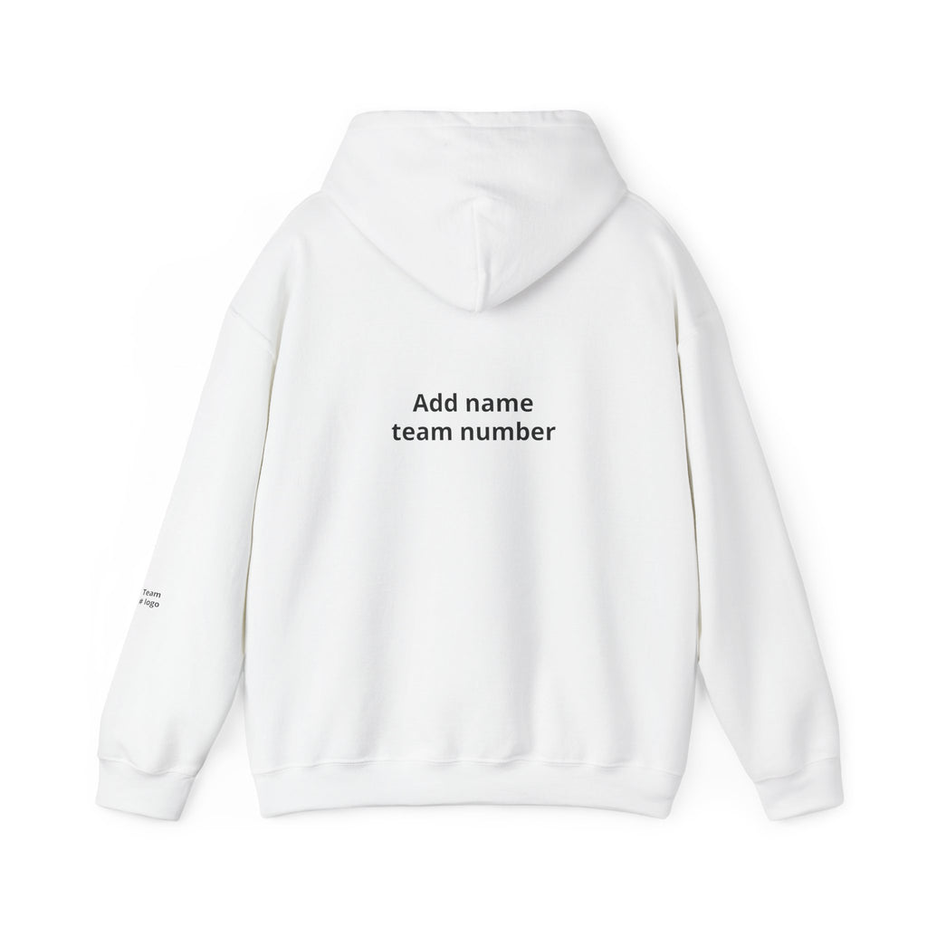Custom Team Hoodie - Add Your Name & Number, Personalized Sports Sweatshirt