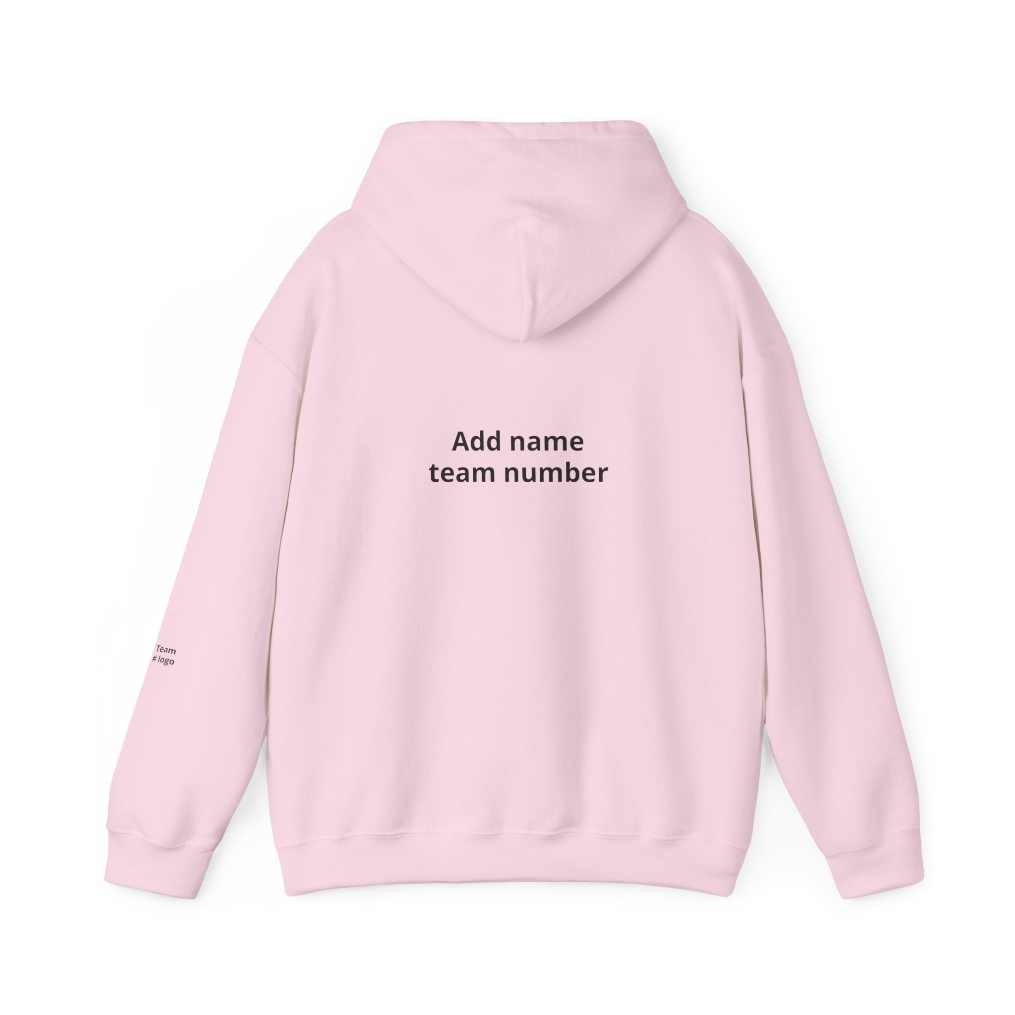 Custom Team Hoodie - Add Your Name & Number, Personalized Sports Sweatshirt