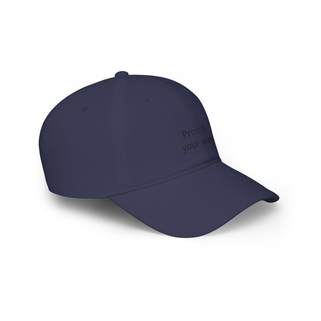 Play Hard Baseball Cap - Minimal Embroidered Motivational Dad Hat