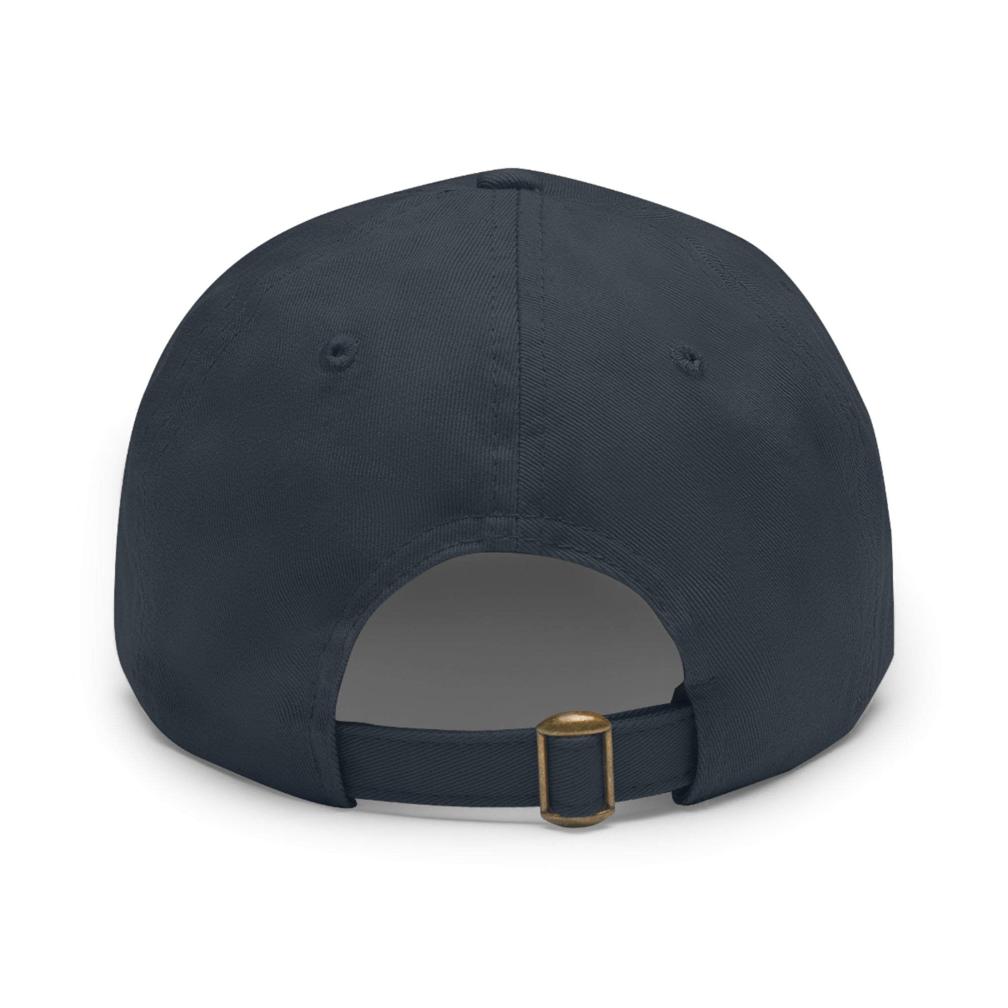 Leather Patch Dad Hat — Tennie Tees Logo Baseball Cap