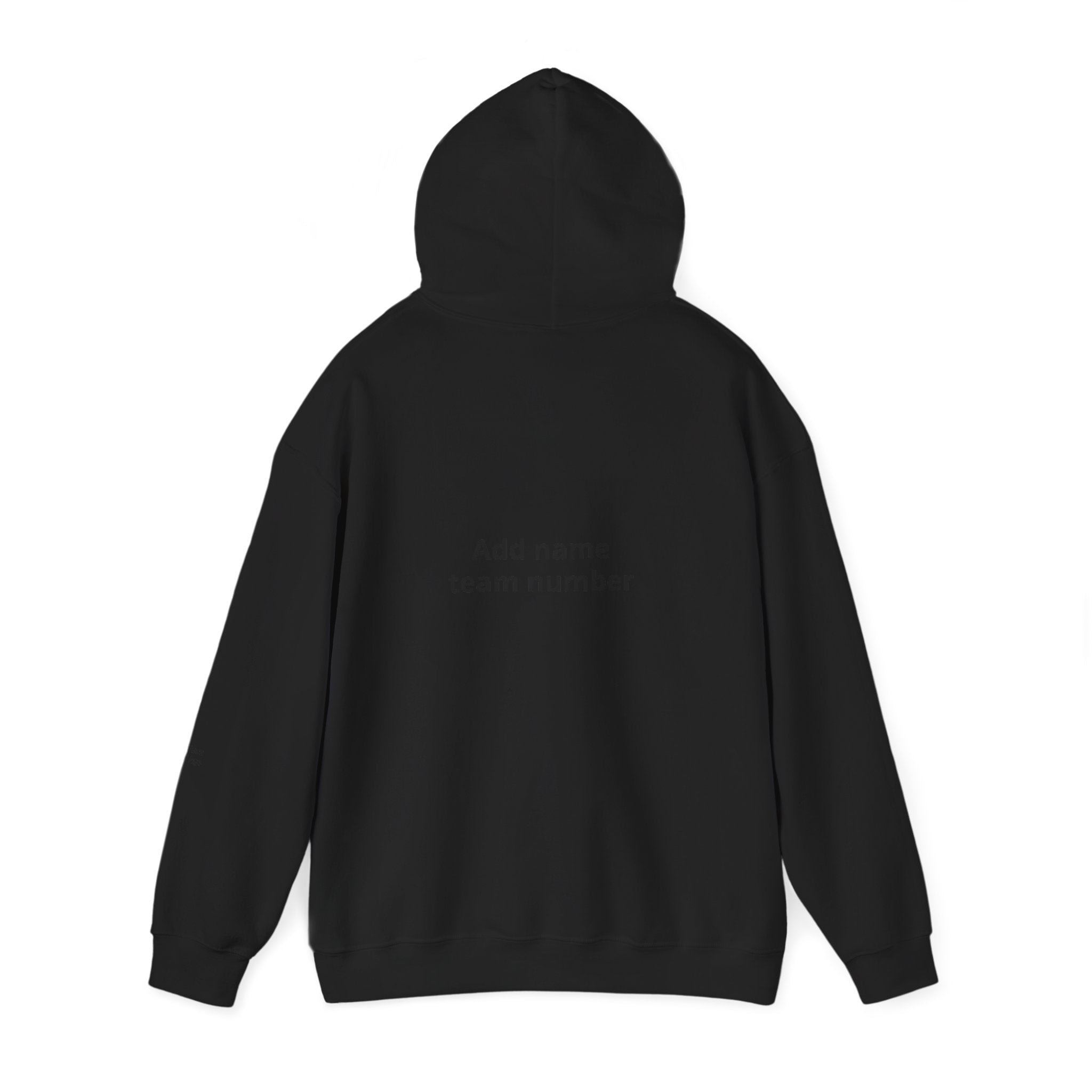 Custom Team Hoodie - Add Your Name & Number, Personalized Sports Sweatshirt