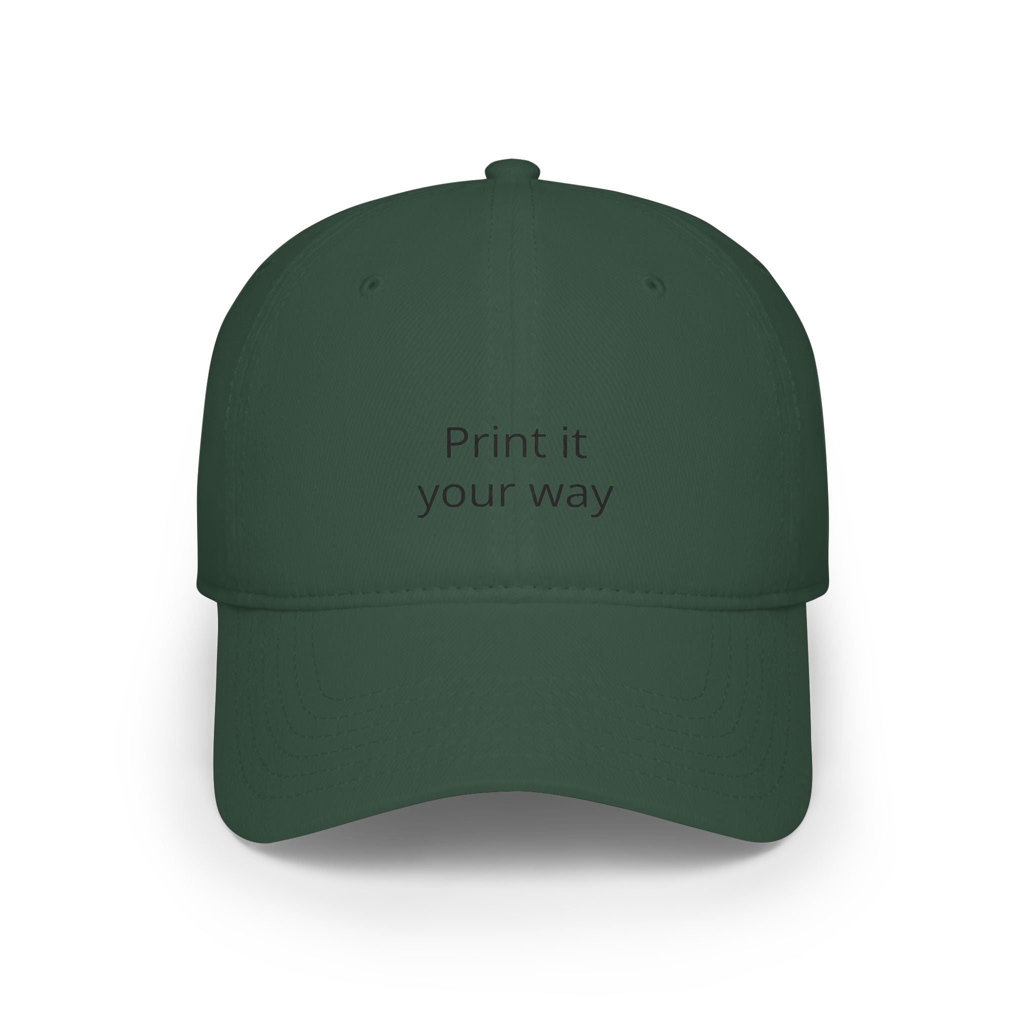 Play Hard Baseball Cap - Minimal Embroidered Motivational Dad Hat