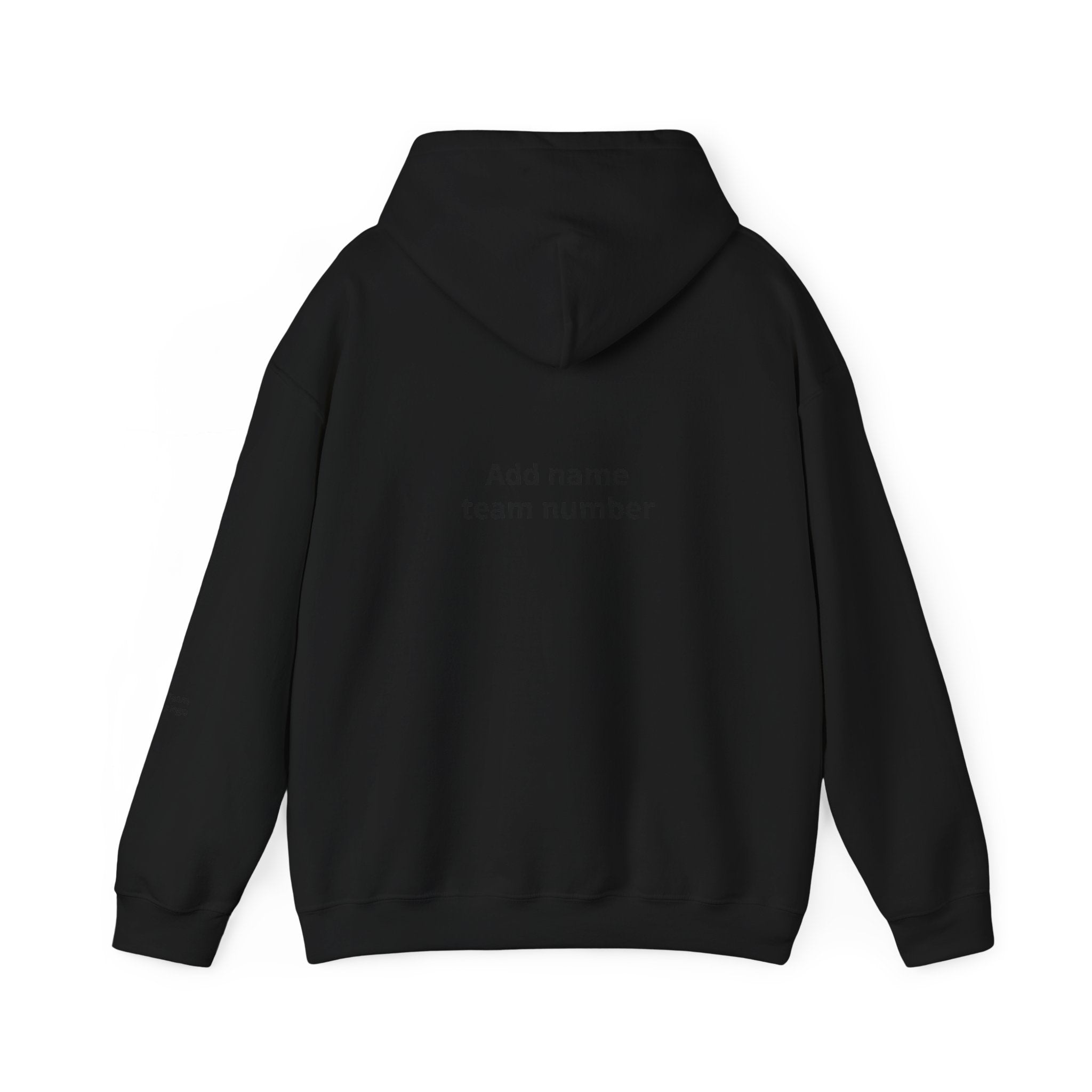Custom Team Hoodie - Add Your Name & Number, Personalized Sports Sweatshirt