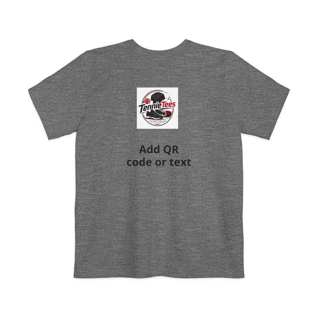 Pocket T-Shirt — Custom Name & Logo Tee with Back QR/Logo Print