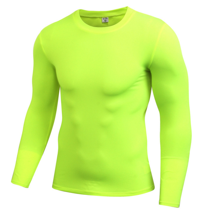 Men's Moisture-Wicking Long Sleeve Workout Shirt