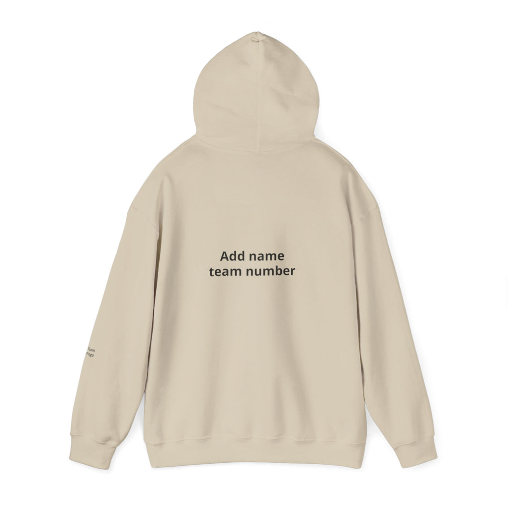 Custom Team Hoodie - Add Your Name & Number, Personalized Sports Sweatshirt