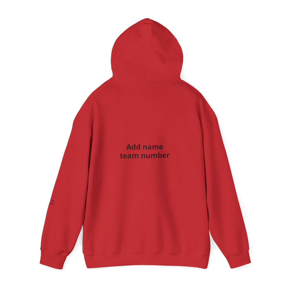 Custom Team Hoodie - Add Your Name & Number, Personalized Sports Sweatshirt