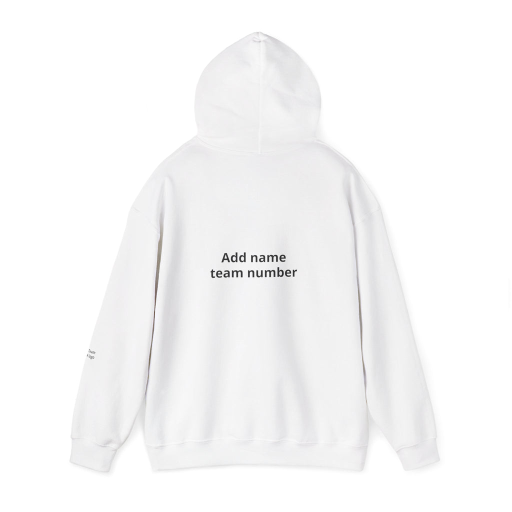 Custom Team Hoodie - Add Your Name & Number, Personalized Sports Sweatshirt