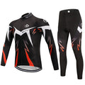 Custom Long Sleeve Fleece Cycling Suit for Teams