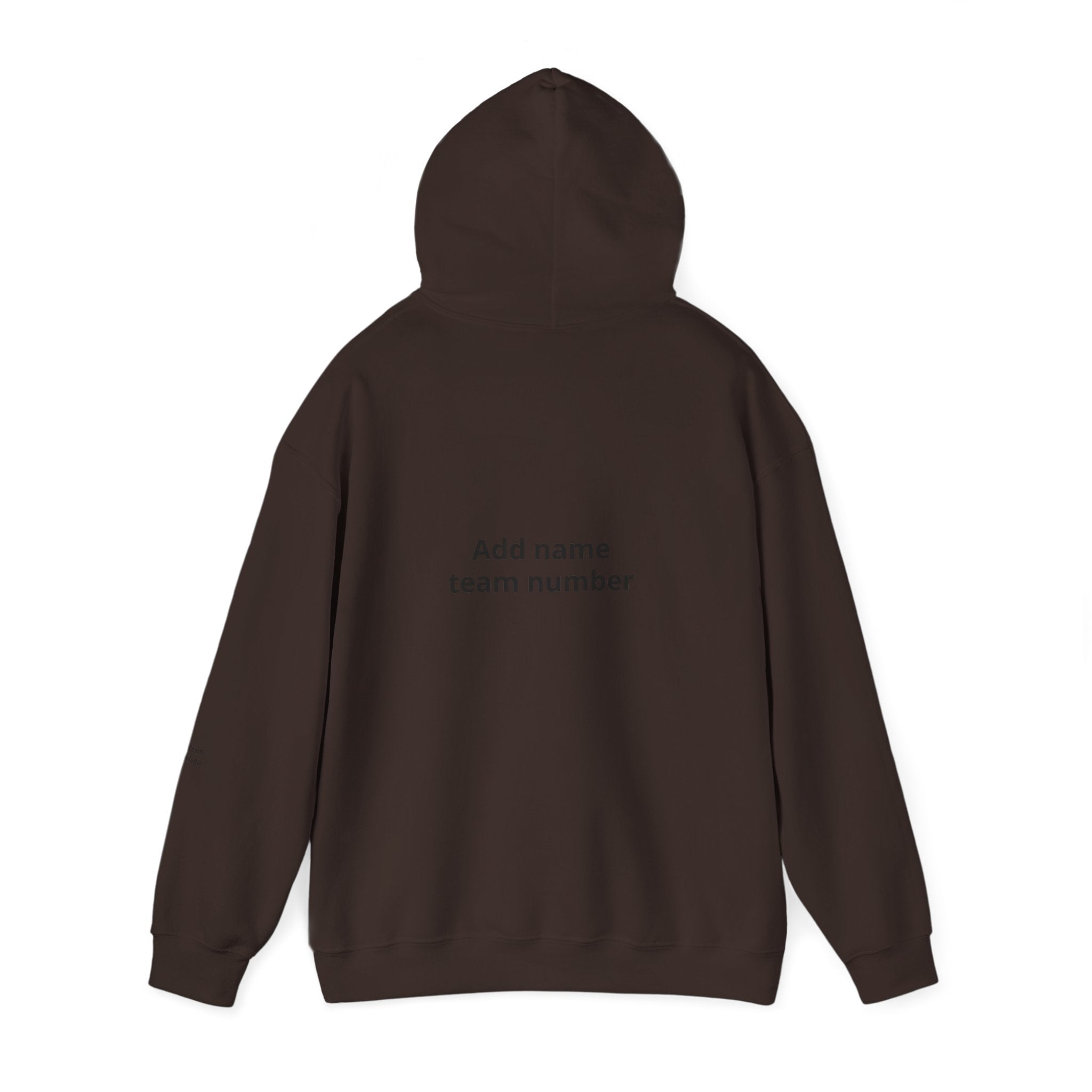 Custom Team Hoodie - Add Your Name & Number, Personalized Sports Sweatshirt