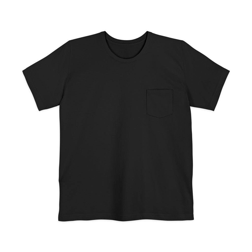 Pocket T-Shirt — Custom Name & Logo Tee with Back QR/Logo Print