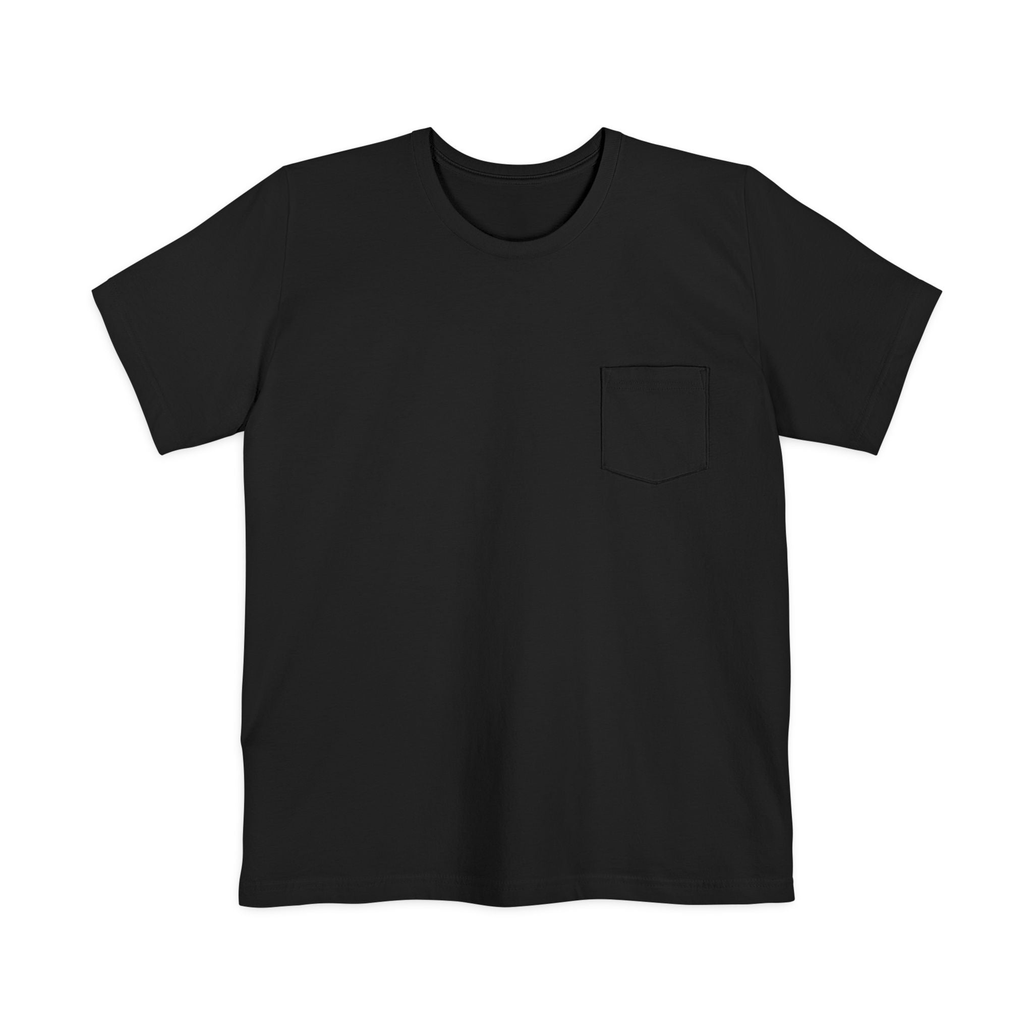 Pocket T-Shirt — Custom Name & Logo Tee with Back QR/Logo Print