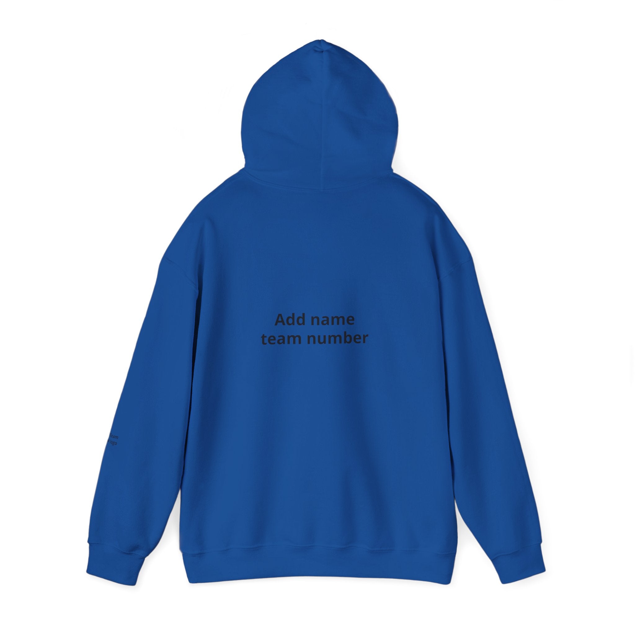 Custom Team Hoodie - Add Your Name & Number, Personalized Sports Sweatshirt