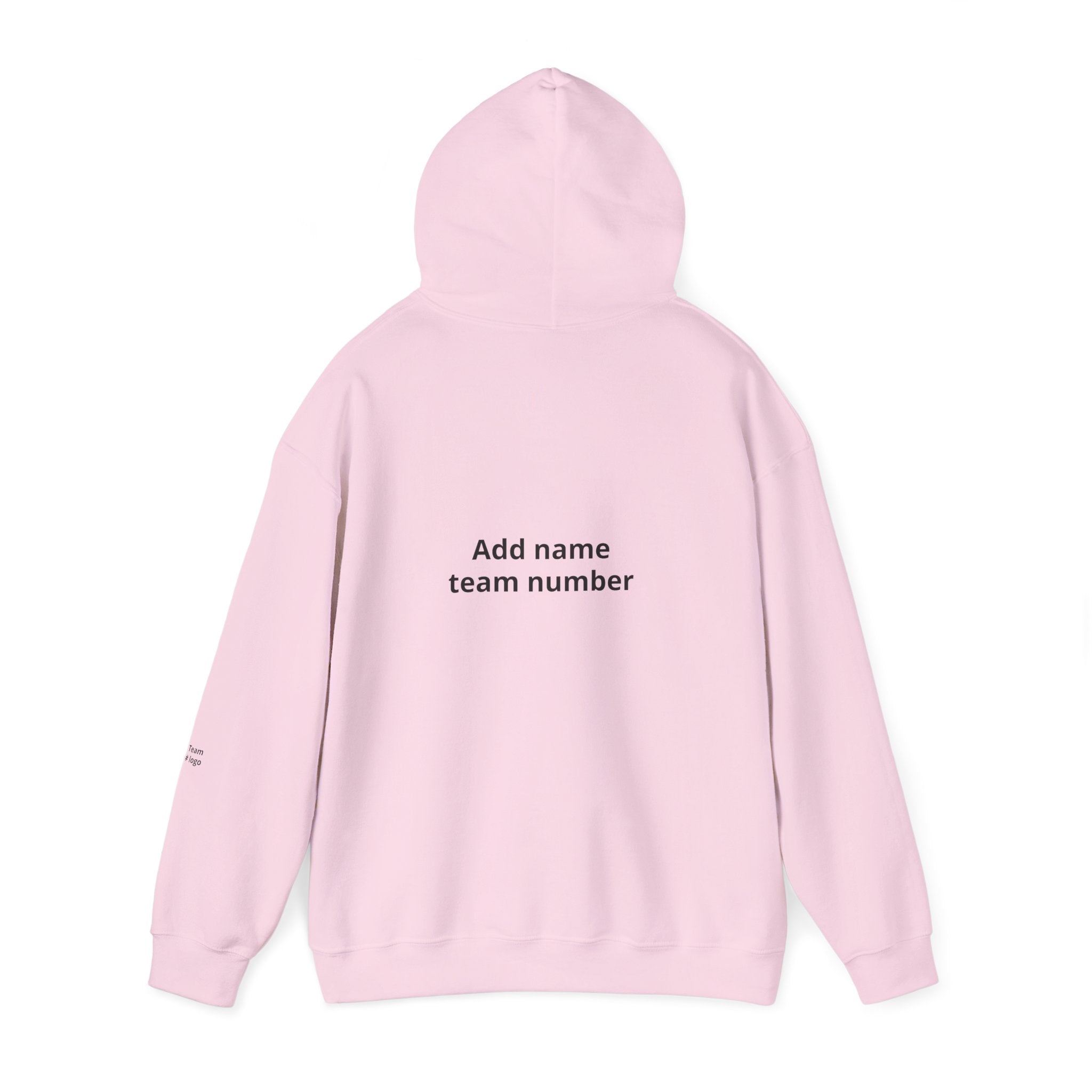 Custom Team Hoodie - Add Your Name & Number, Personalized Sports Sweatshirt