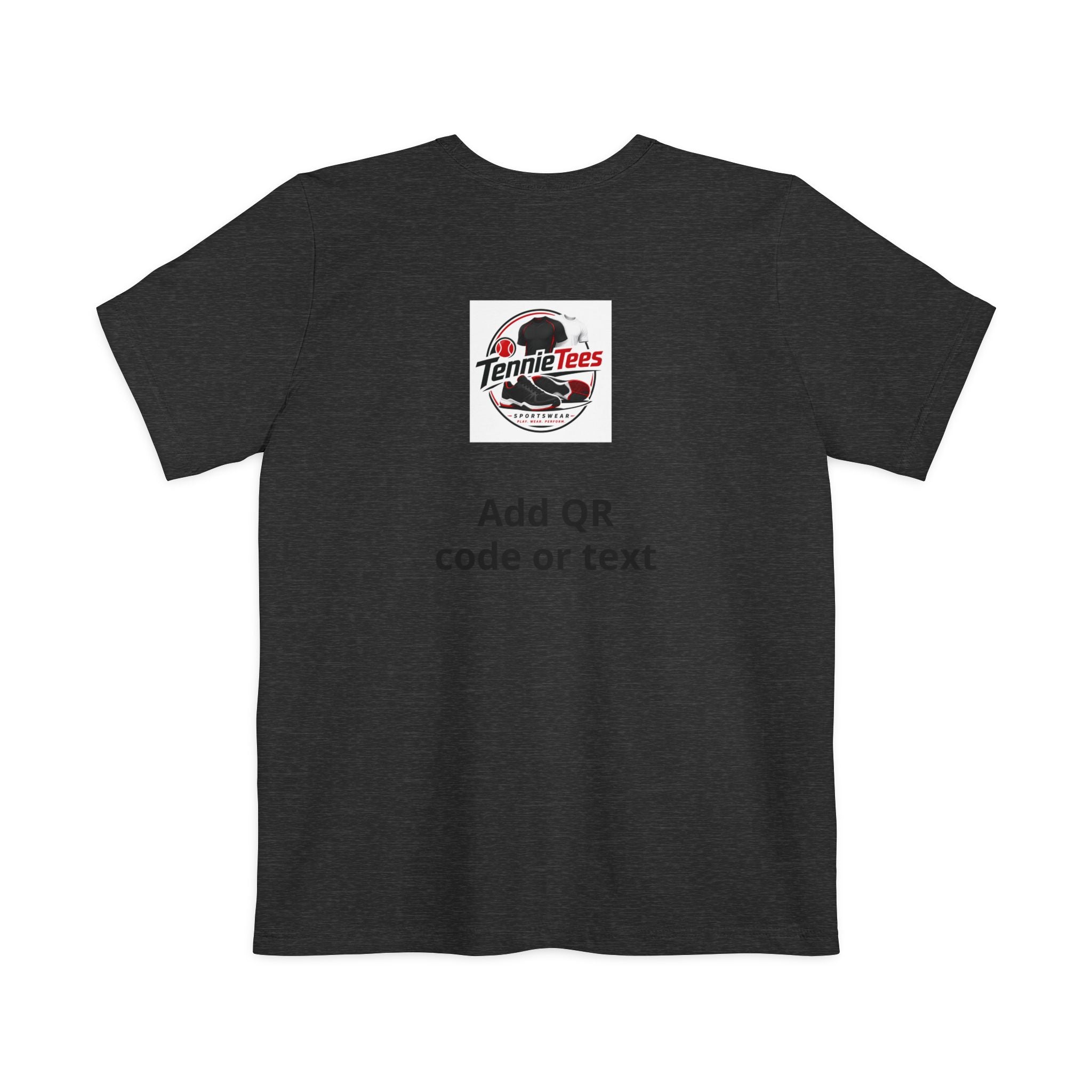 Pocket T-Shirt — Custom Name & Logo Tee with Back QR/Logo Print