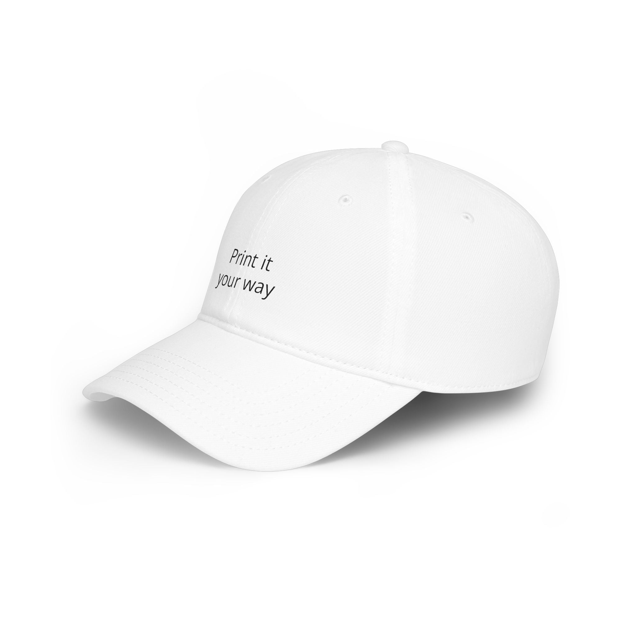 Play Hard Baseball Cap - Minimal Embroidered Motivational Dad Hat