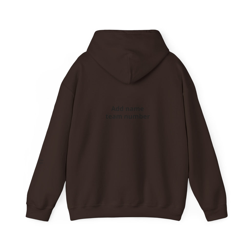 Custom Team Hoodie - Add Your Name & Number, Personalized Sports Sweatshirt