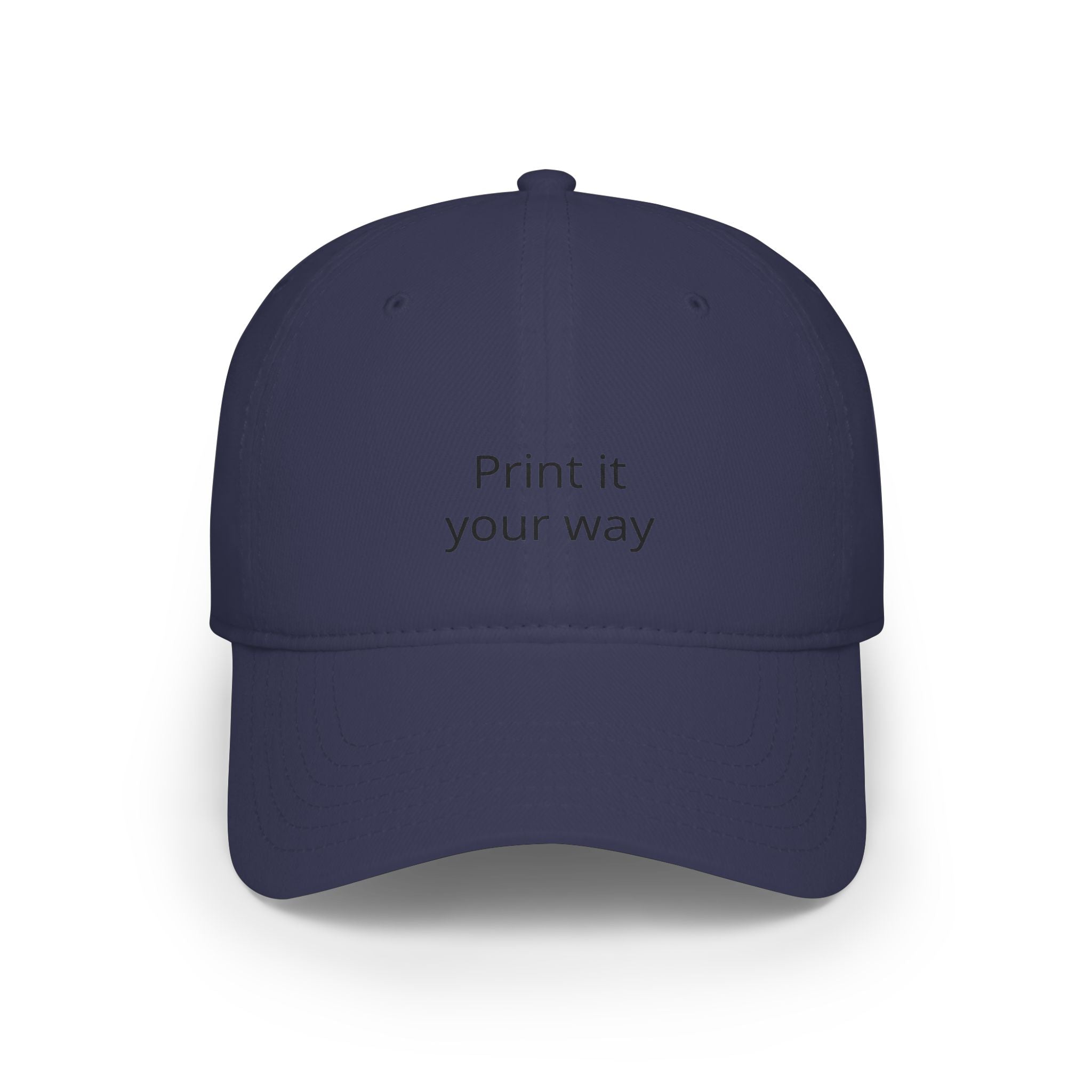 Play Hard Baseball Cap - Minimal Embroidered Motivational Dad Hat