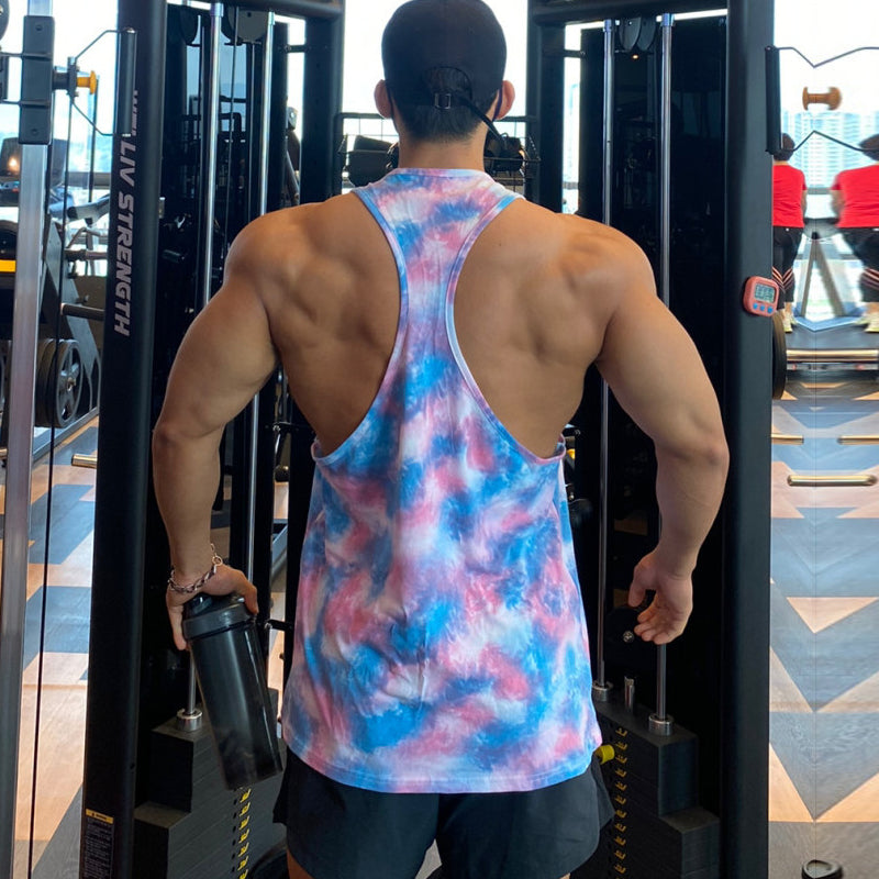 Men's Camouflage Quick Dry Fitness Tank Top Vest