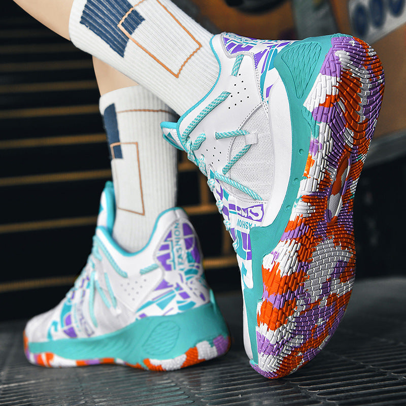 Factory Direct Basketball Shoes for Couples - High Top