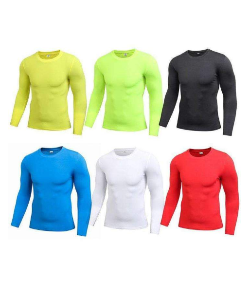 Men's Moisture-Wicking Long Sleeve Workout Shirt