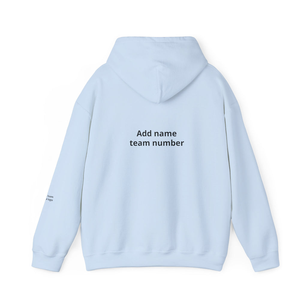 Custom Team Hoodie - Add Your Name & Number, Personalized Sports Sweatshirt