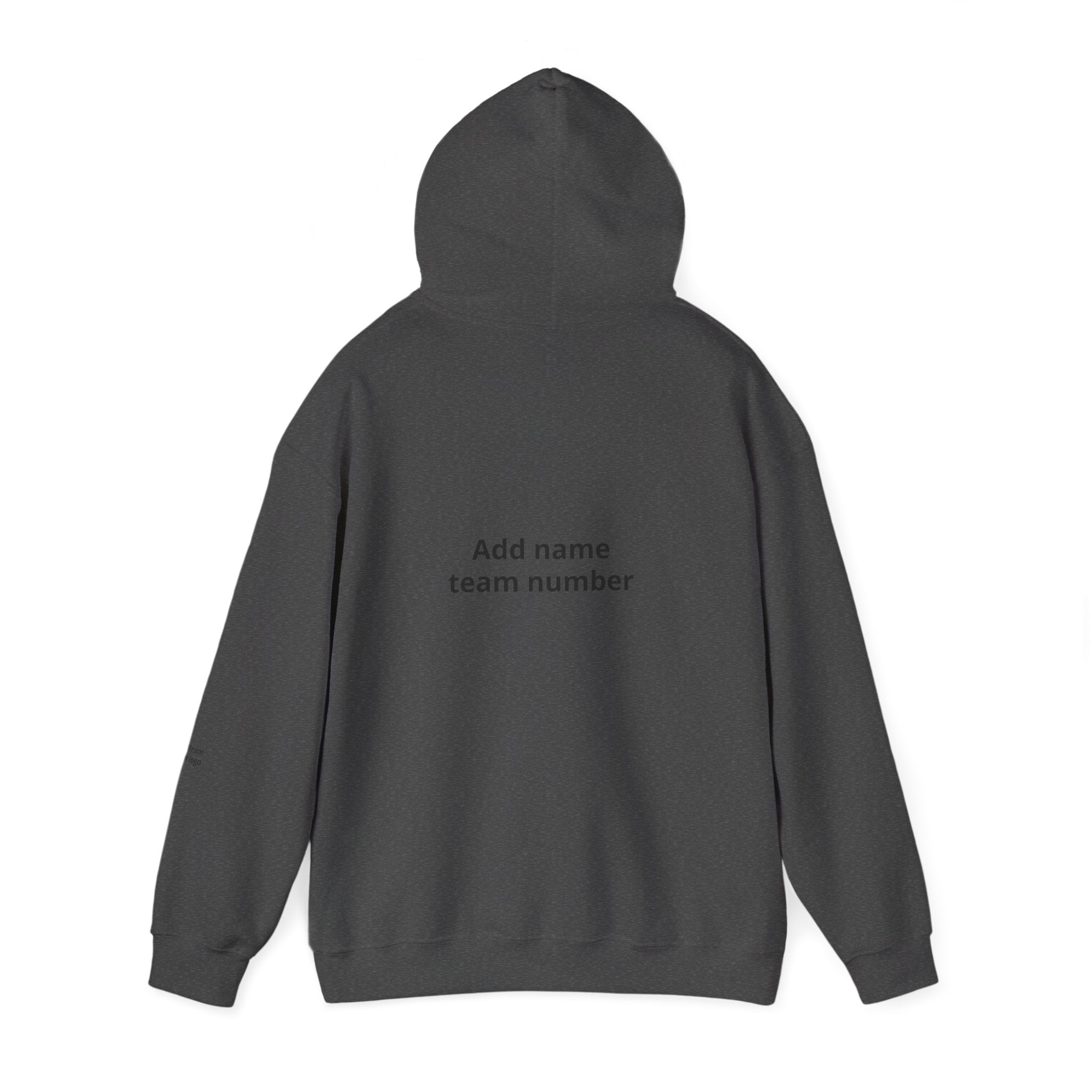 Custom Team Hoodie - Add Your Name & Number, Personalized Sports Sweatshirt