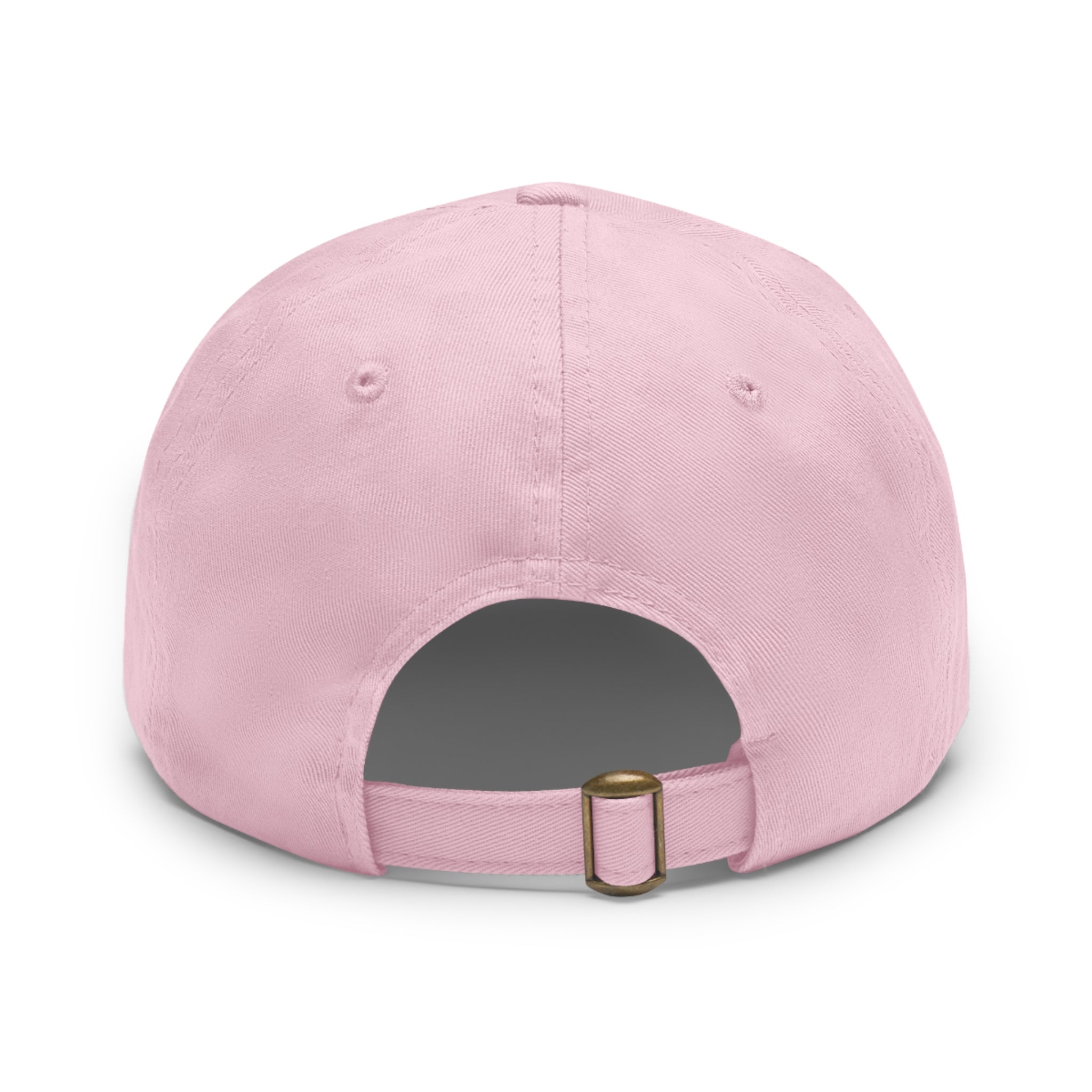 Leather Patch Dad Hat — Tennie Tees Logo Baseball Cap