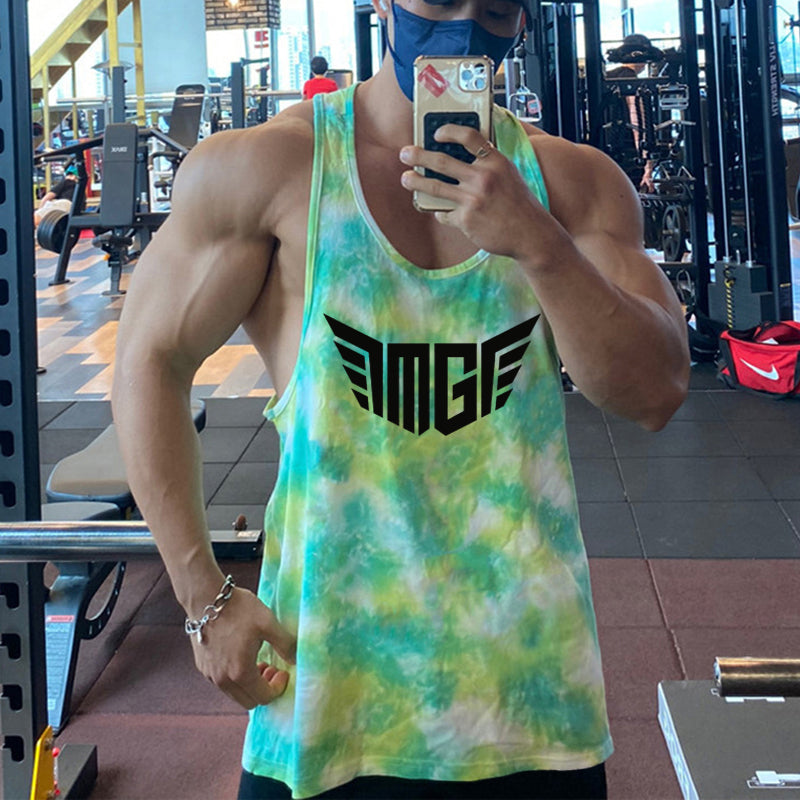 Men's Camouflage Quick Dry Fitness Tank Top Vest