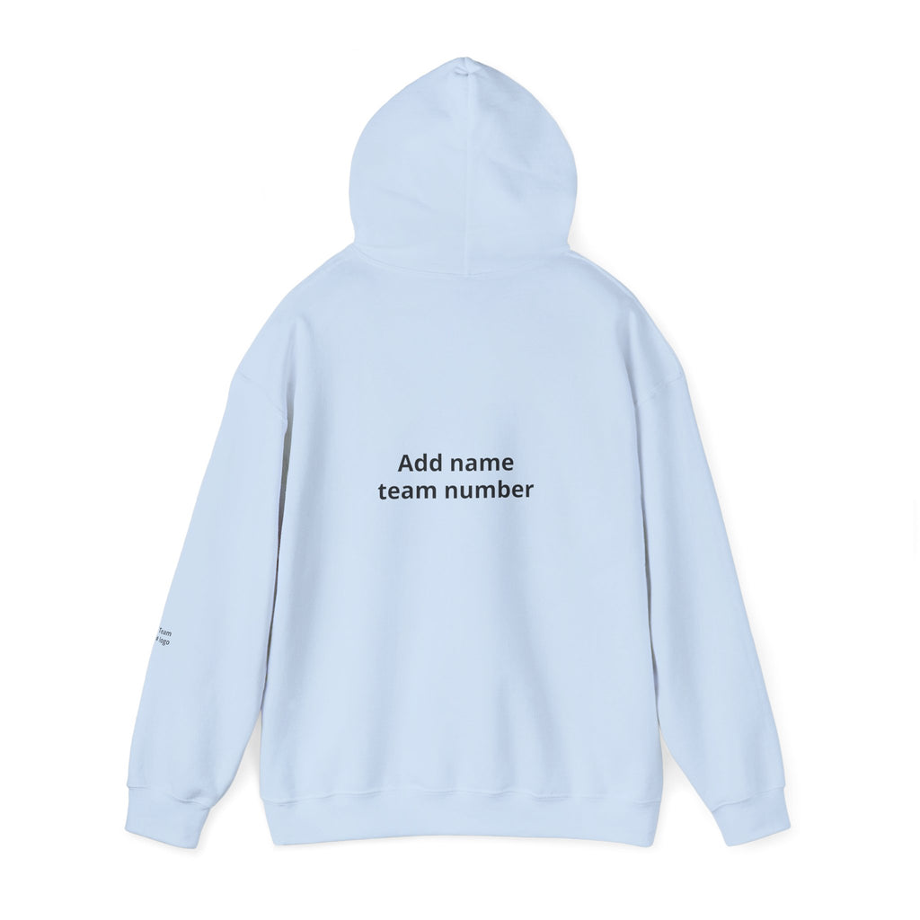 Custom Team Hoodie - Add Your Name & Number, Personalized Sports Sweatshirt
