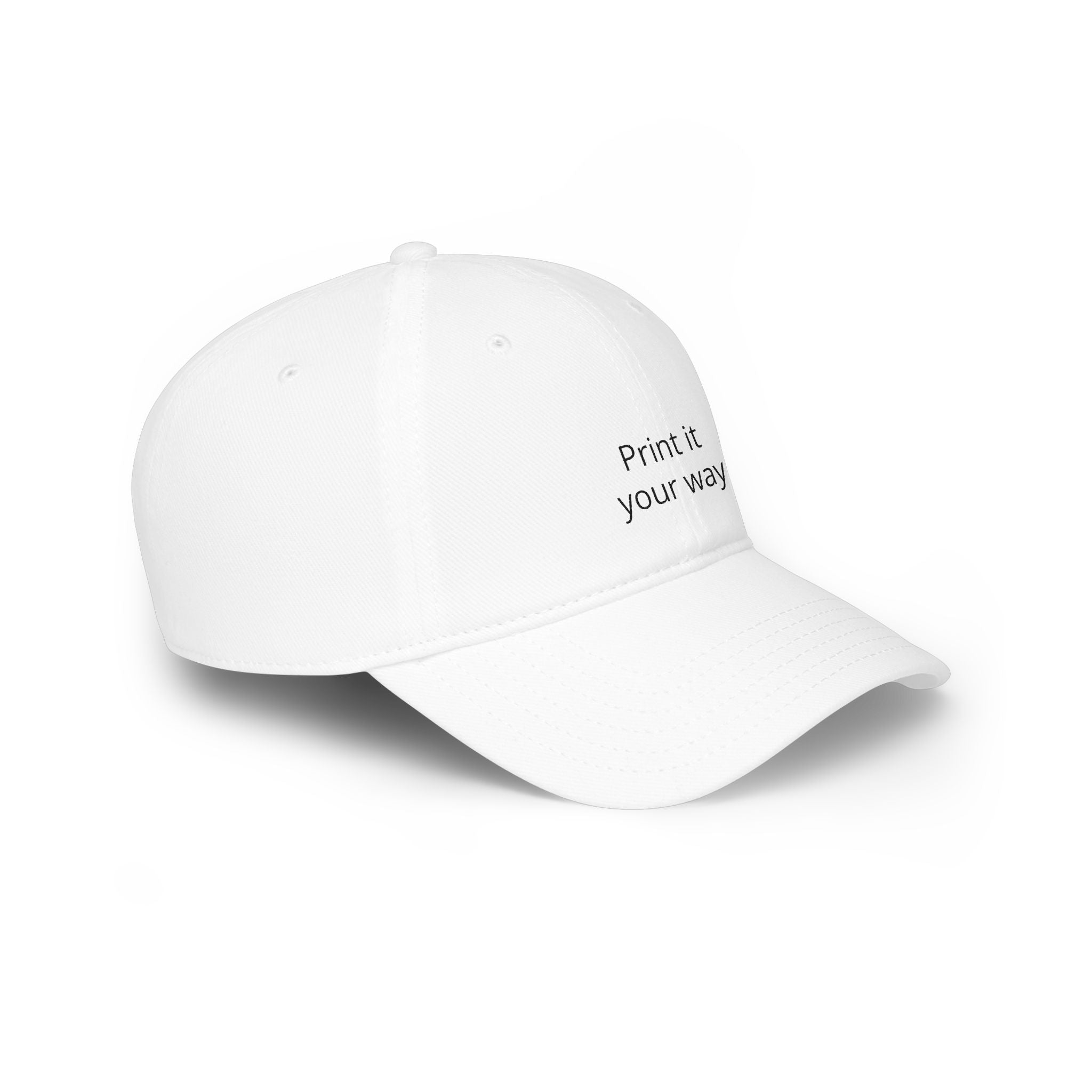 Play Hard Baseball Cap - Minimal Embroidered Motivational Dad Hat