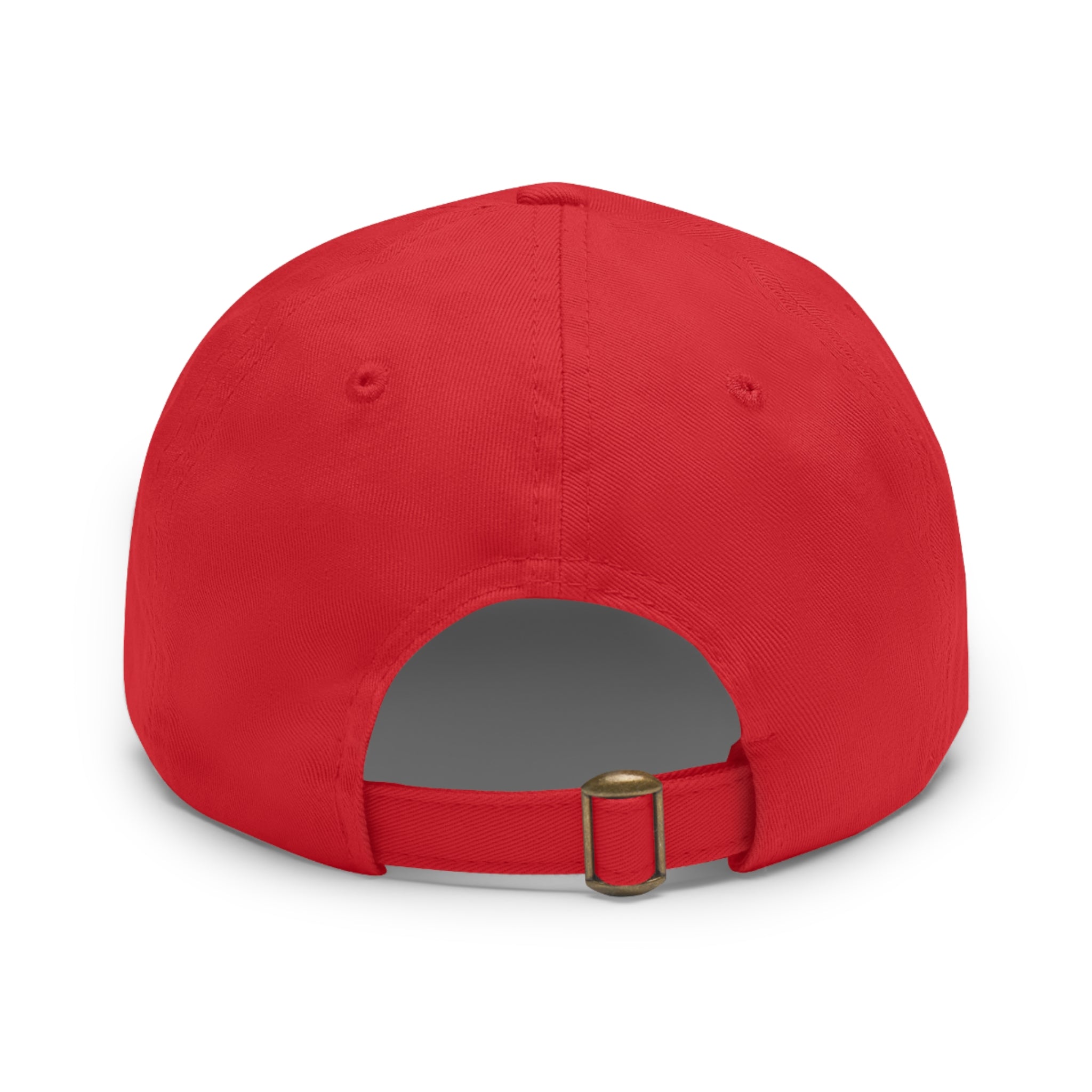 Leather Patch Dad Hat — Tennie Tees Logo Baseball Cap