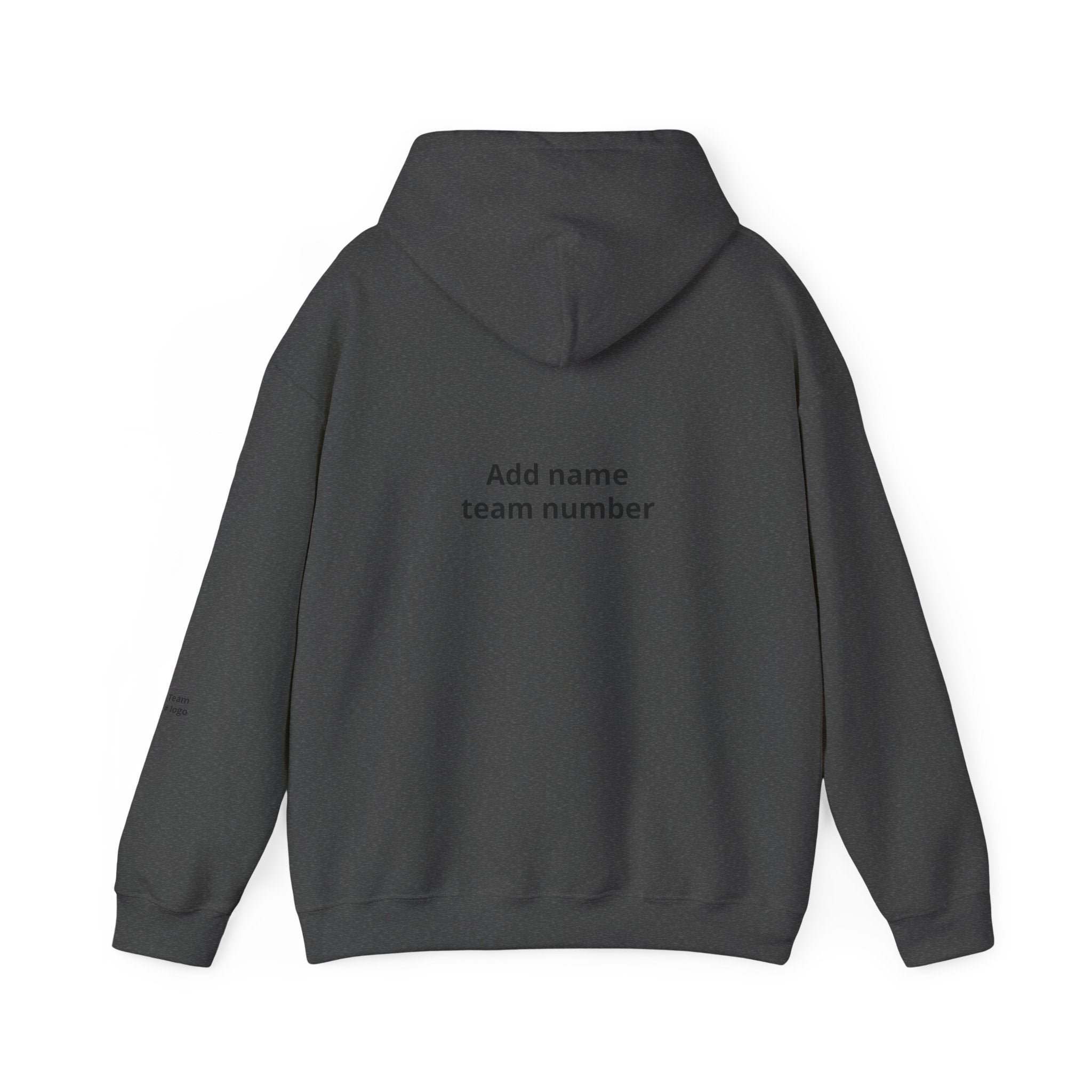 Custom Team Hoodie - Add Your Name & Number, Personalized Sports Sweatshirt