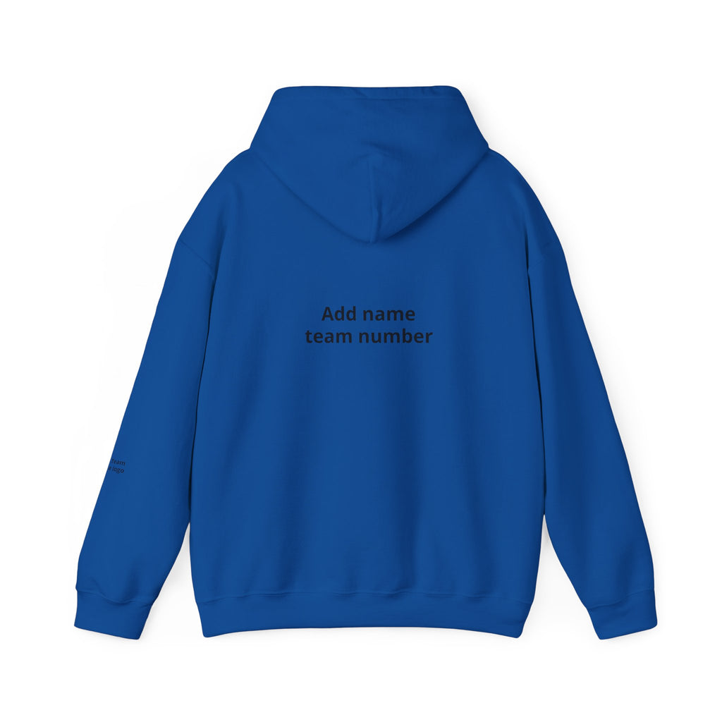 Custom Team Hoodie - Add Your Name & Number, Personalized Sports Sweatshirt