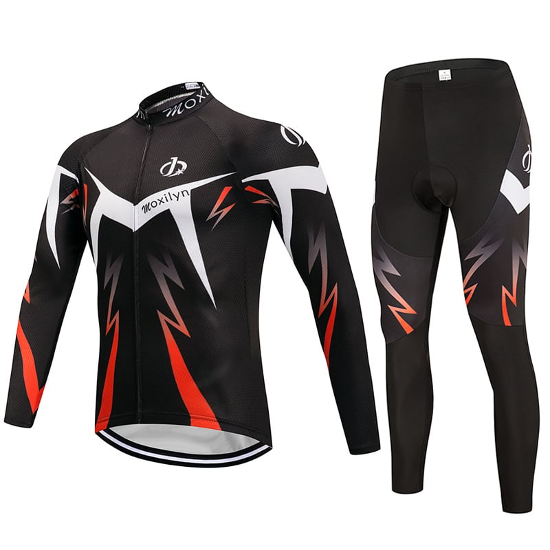 Custom Long Sleeve Fleece Cycling Suit for Teams