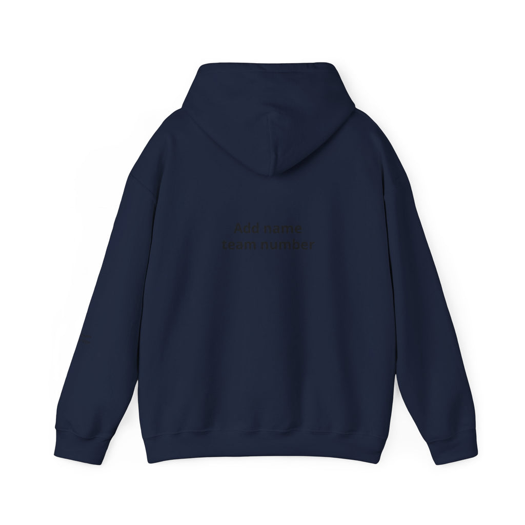 Custom Team Hoodie - Add Your Name & Number, Personalized Sports Sweatshirt