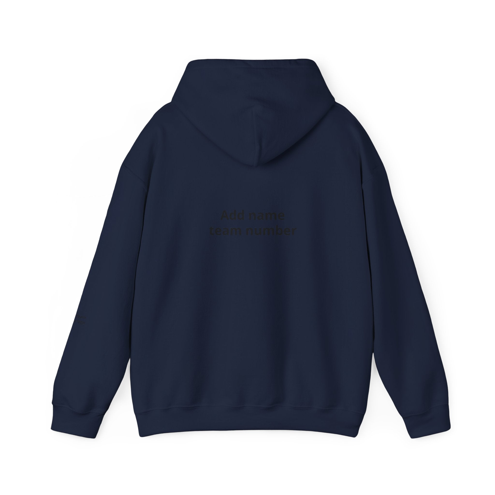 Custom Team Hoodie - Add Your Name & Number, Personalized Sports Sweatshirt