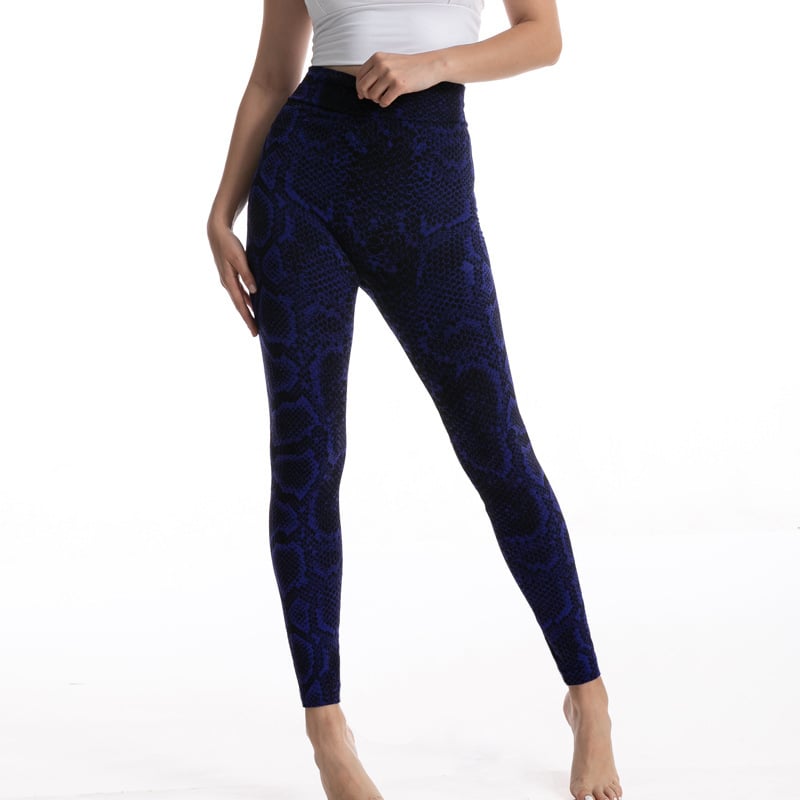 Leopard Print High Waist Gym Leggings