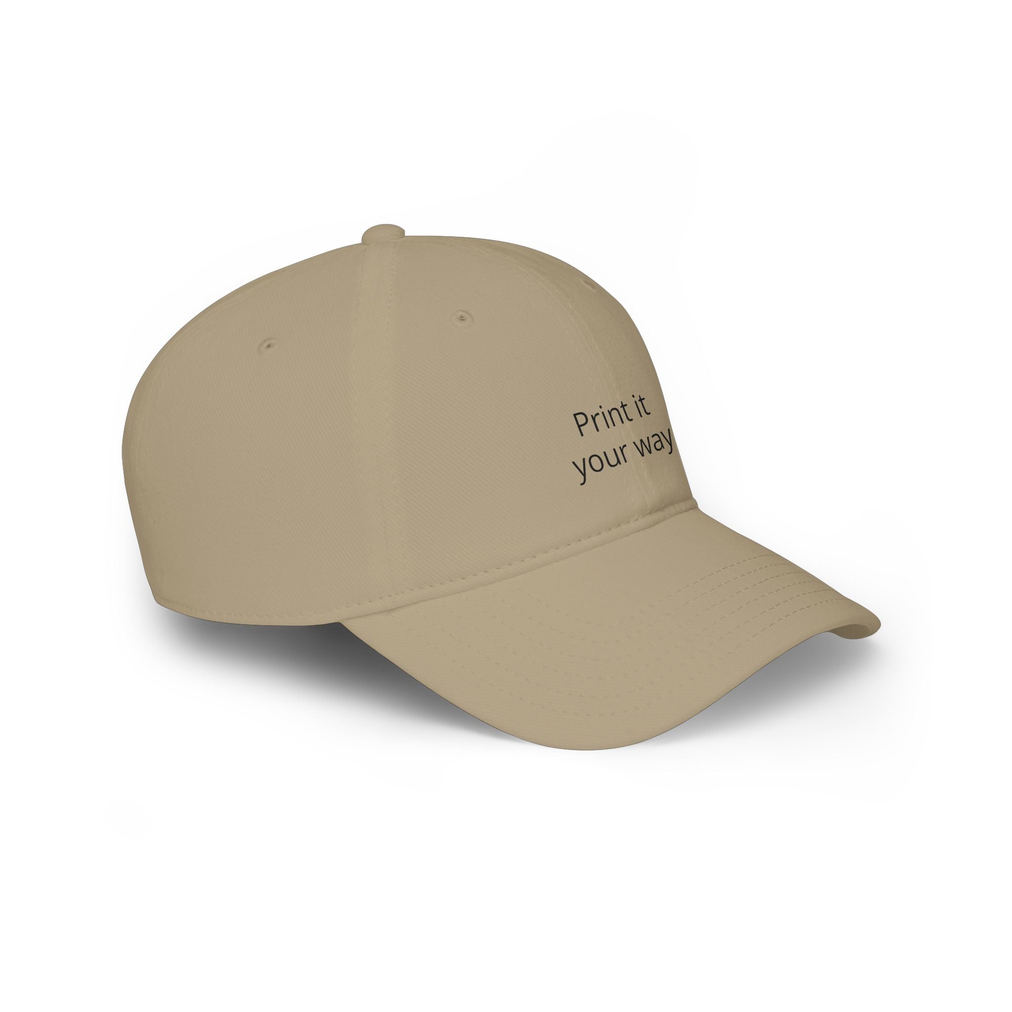 Play Hard Baseball Cap - Minimal Embroidered Motivational Dad Hat