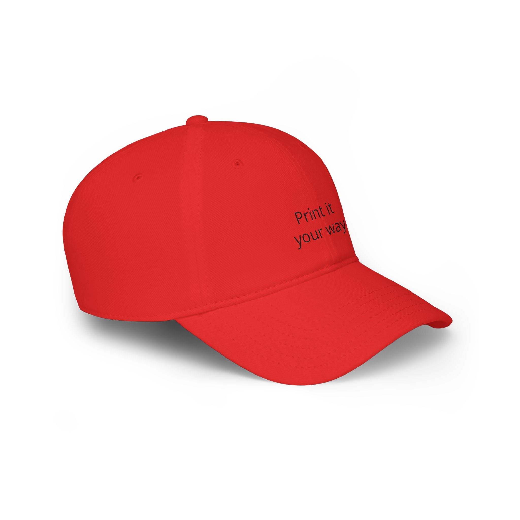Play Hard Baseball Cap - Minimal Embroidered Motivational Dad Hat