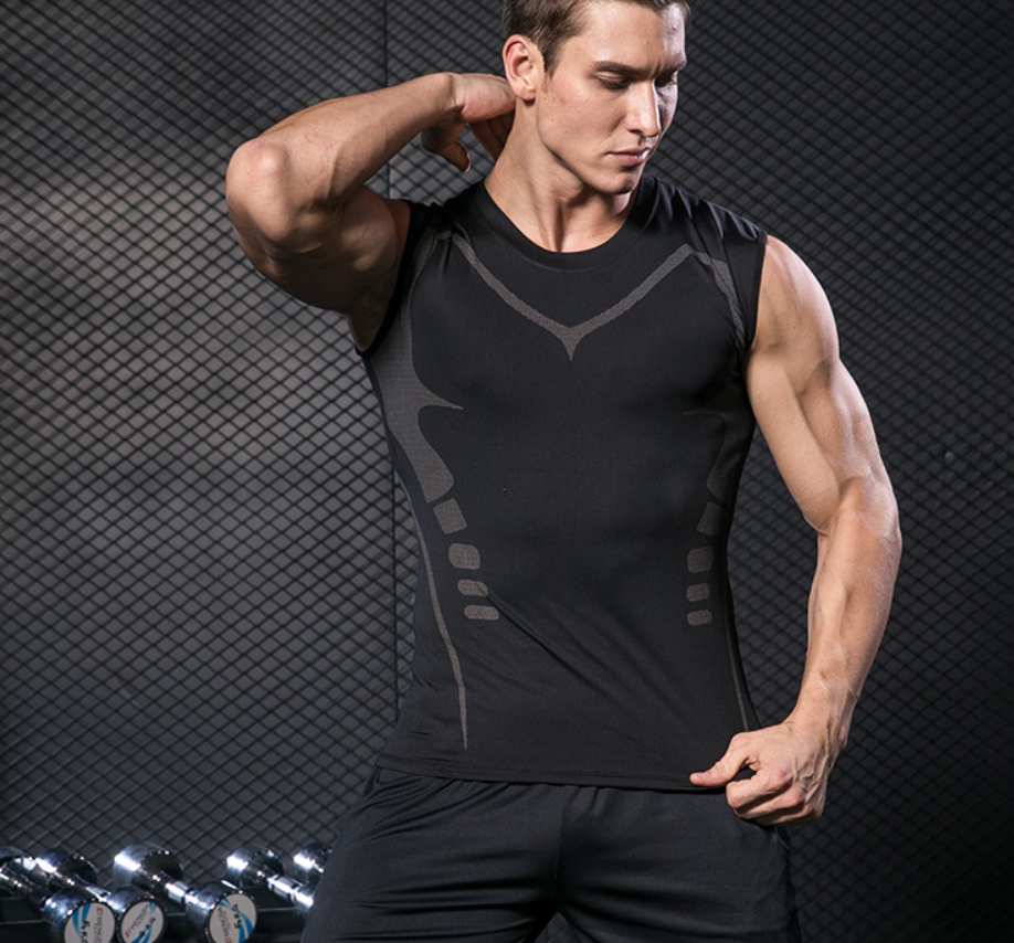 Sports Vest, Sleeveless Gym Top, Quick-Dry Workout Shirt