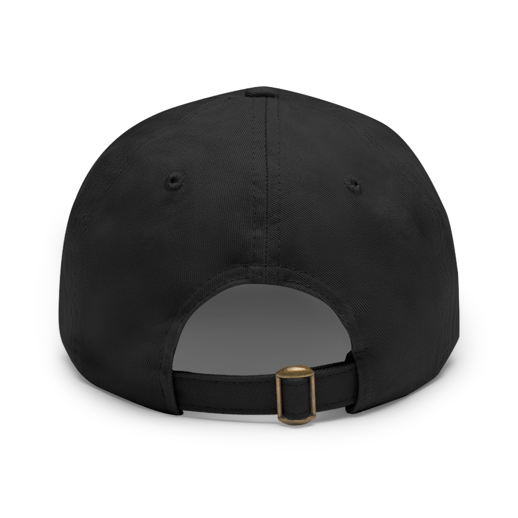 Leather Patch Dad Hat — Tennie Tees Logo Baseball Cap