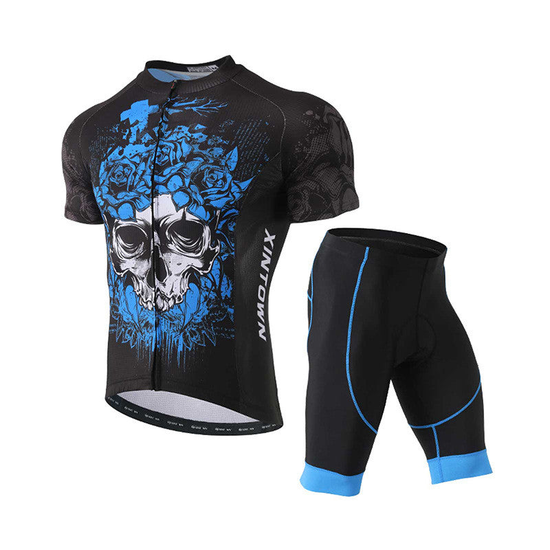 Summer Moisture-Wicking Breathable Cycling Outfit Set