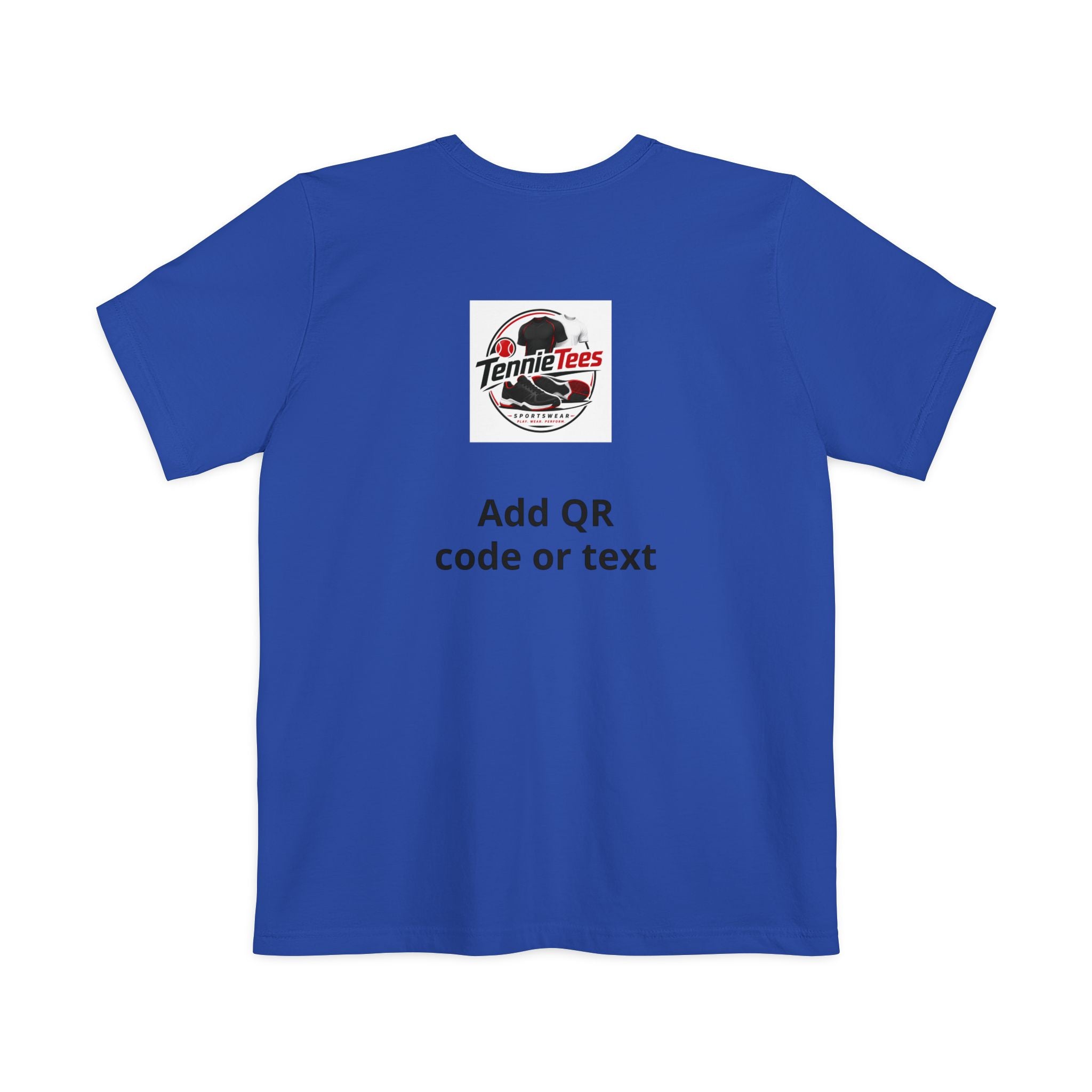 Pocket T-Shirt — Custom Name & Logo Tee with Back QR/Logo Print