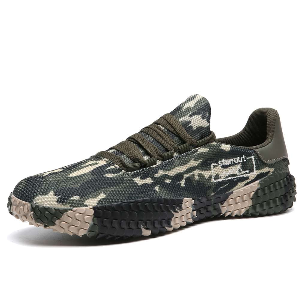 Mens Barefoot Tennis Shoes Lightweight Cross Training Shoes Trail Running ShoesGreenEU47=12.5 US Men/13 US Women
