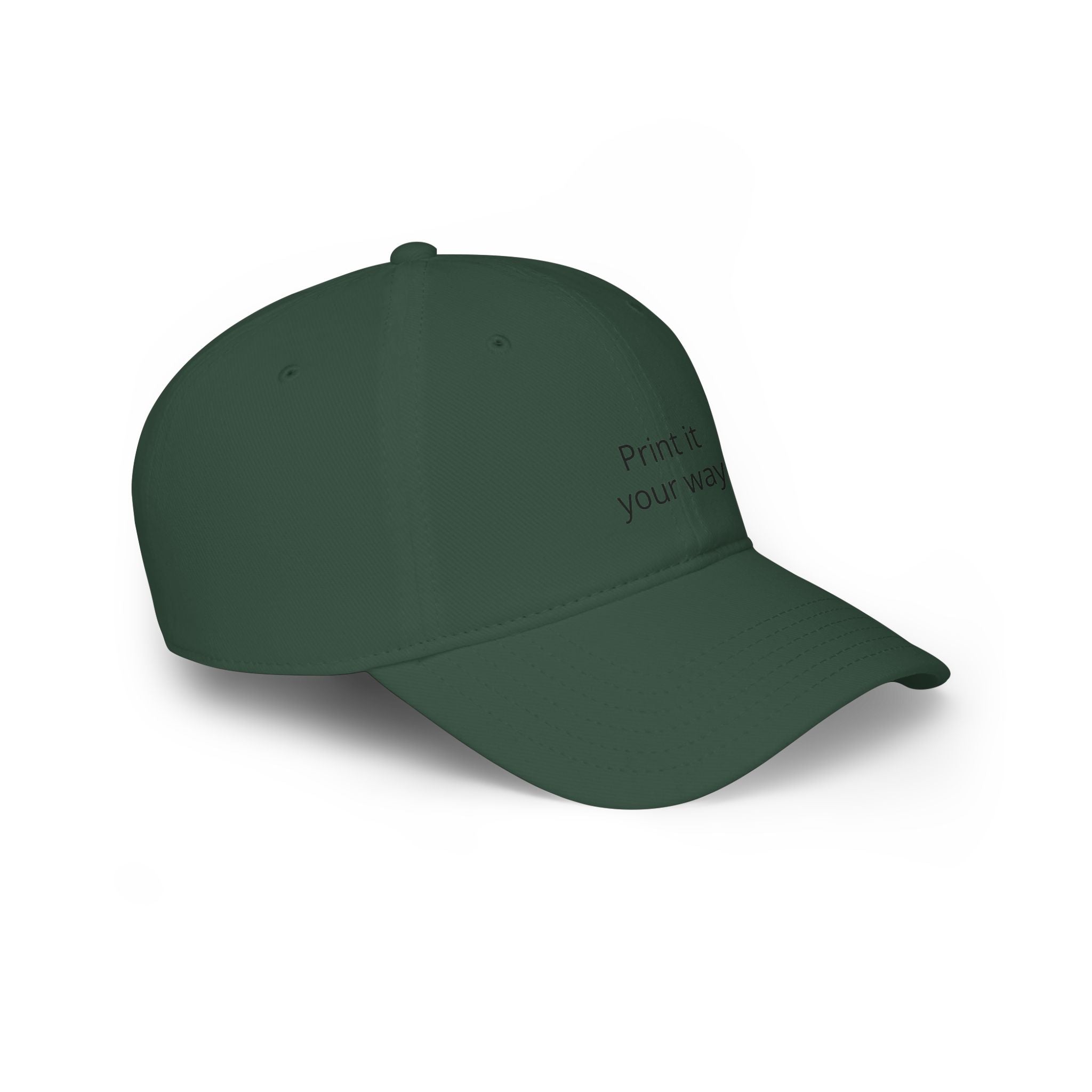 Play Hard Baseball Cap - Minimal Embroidered Motivational Dad Hat