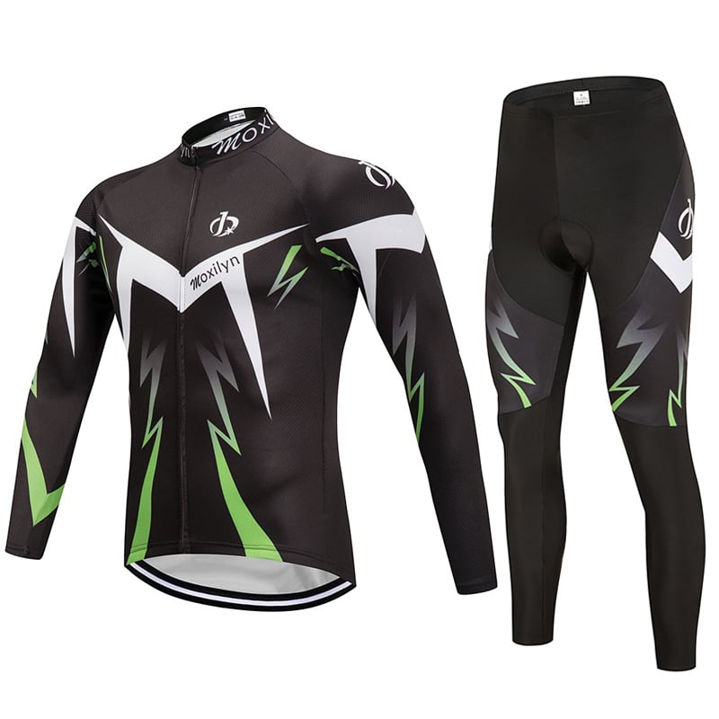 Custom Long Sleeve Fleece Cycling Suit for Teams
